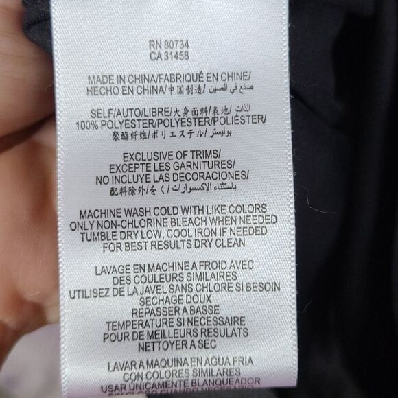 BCBGENERATION Silky Soft Black Lace One Shoulder Drape Alana Formal Slip Dress - Picture 8 of 8